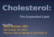 Cholesterol: The  Expanded Lipid  Profile
