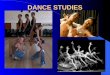 DANCE STUDIES