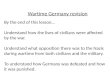 Wartime Germany revision