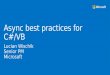 Async best practices for C#/VB
