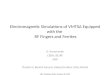 Electromagnetic Simulations of VMTSA Equipped with the   RF Fingers and Ferrites