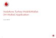 Vodafone Turkey MobileWallet  (M-Wallet) Application