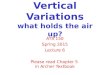 Vertical Variations what holds the air up?