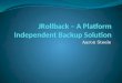 JRollback  – A Platform Independent Backup Solution