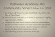 Pathways Academy JFG Community Service  March 6, 2009