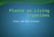 Plants as Living Organisms