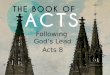 Following  God’s Lead Acts 8