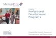 Professional Development Programs