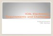 ICAL Electronics: Requirements and Challenges