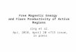 Free Magnetic Energy  and Flare Productivity of Active Regions