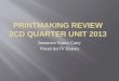 Printmaking Review  2cd Quarter Unit 2013