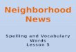 Neighborhood News