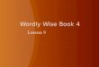 Wordly  Wise Book 4