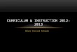 Curriculum & Instruction 2012-2013