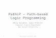 PathLP  â€“ Path-based Logic Programming