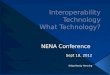 Interoperability Technology What Technology?