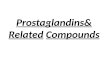 Prostaglandins& Related Compounds