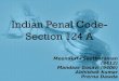 Indian Penal Code- Section 124 A