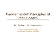 Fundamental Principles of Pest Control