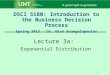 DSCI 5180: Introduction to the Business Decision Process Spring 2013 – Dr. Nick Evangelopoulos