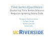 Time Series Epenthesis: Clustering Time Series Streams Requires Ignoring Some Data