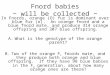 Fnord babies ~ will be collected ~