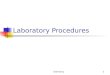 Laboratory Procedures