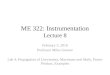 ME 322: Instrumentation Lecture 8