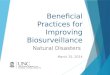 Beneficial Practices for Improving Biosurveillance