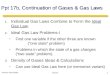 Ppt  17b, Continuation of Gases & Gas Laws