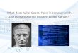 What does Julius Ceasar have in common with the transmission of modern digital signals?