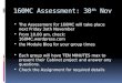 160MC Assessment: 30 th  Nov