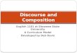 D iscourse and Composition