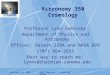 Astronomy 350 Cosmology