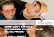 Community factors supporting healthy  youth development: FRESNO county