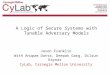 A Logic of Secure Systems with Tunable Adversary Models