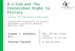 R. v. Cole  and The Diminished Right  to  Privacy Lessons for Employees & Employers