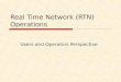 Real Time Network (RTN) Operations