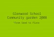 Glenwood School Community garden 2008