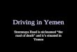 Driving in Yemen
