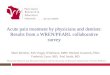 Acute pain treatment by physicians and dentists: Results from a WREN/PEARL collaborative survey
