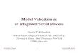 Model Validation as an Integrated Social Process