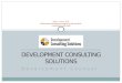 Development Consulting Solutions Development Counsel