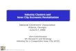Industry Clusters and  Inner City Economic Revitalization