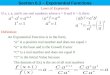 Section  6.3 – Exponential  Functions