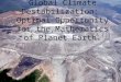 Global Climate Destabilization:  Optimal Opportunity for the Mathematics of Planet Earth