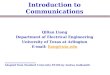 Introduction to Communications