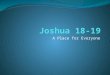 Joshua 18-19