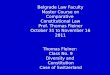 Thomas Fleiner:  Class No. 9 Diversity and  Constitution Case of Switzerland