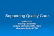 Supporting Quality Care